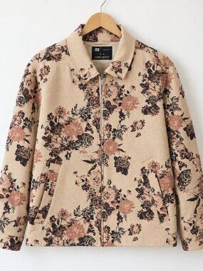 Le 31 Simons Floral Tapestry Jacquard Jacket Men’s XL